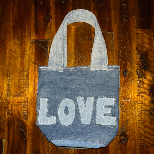 Love Denim Mini Tote
