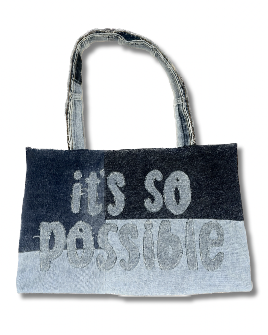 it’s so possible Denim Tote