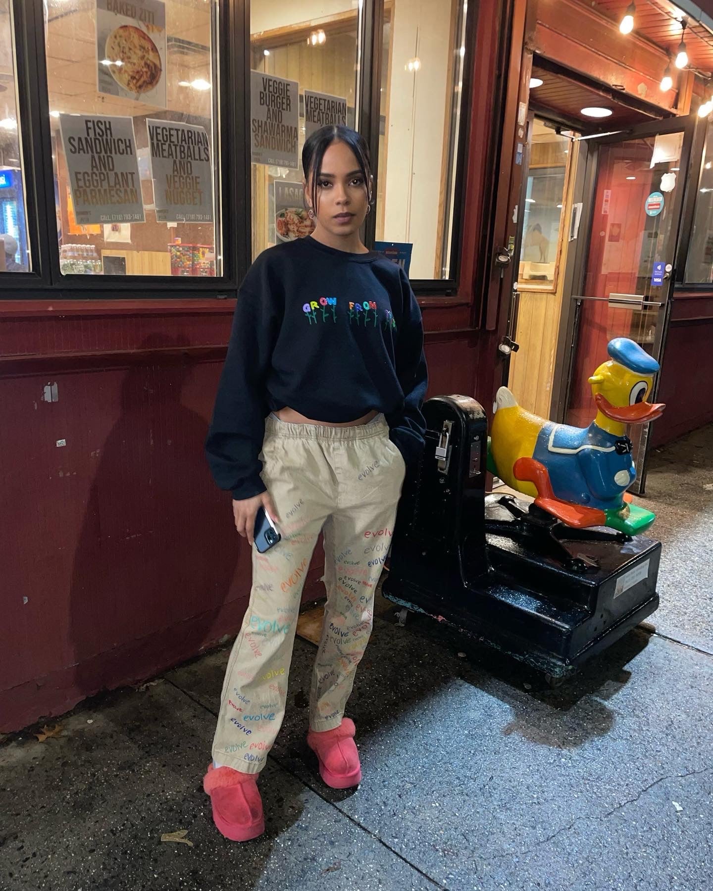 Grow From This Black Crewneck